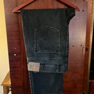 True nation straight fit black jeans